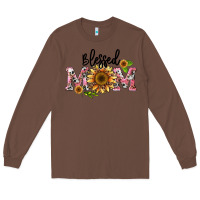Chestnut blessed mom Long Sleeve Tee - BarkalooDesign