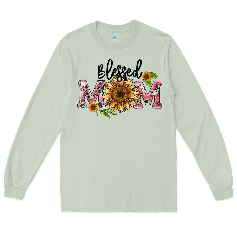 Blessed Mom Long Sleeve Tee by BarkalooDesign | Teevron