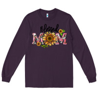Plum blessed mom Long Sleeve Tee - BarkalooDesign