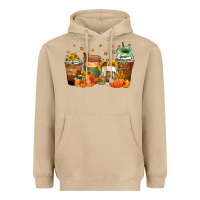 Mushroom fall coffee cups Heavyweight Hoodie - Zillion Design Studio