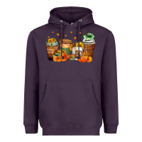 Plum fall coffee cups Heavyweight Hoodie - Zillion Design Studio