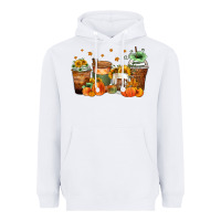 White fall coffee cups Heavyweight Hoodie - Zillion Design Studio