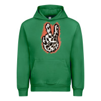 Emerald Dalmatians Skin Peace Sign Urban Hoodie - Jasminsmagicworld