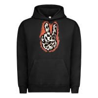 Pigment Black Dalmatians Skin Peace Sign Urban Hoodie - Jasminsmagicworld
