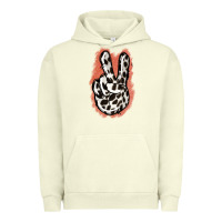 Pigment Pistachio Dalmatians Skin Peace Sign Urban Hoodie - Jasminsmagicworld