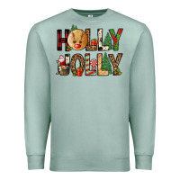 Seafoam holly jolly Premium Sweatshirt - FaDigitalArtStudio