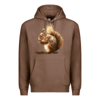 Chestnut Squirrels Premium Hoodie - LillyAllenDesigns