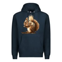 Navy Squirrels Premium Hoodie - LillyAllenDesigns
