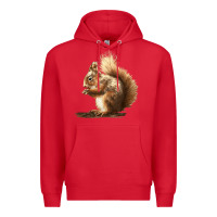 Red Squirrels Premium Hoodie - LillyAllenDesigns