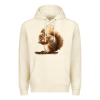 Sandshell Squirrels Premium Hoodie - LillyAllenDesigns