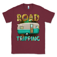 Burgundy road tripping Classic Tee - texasbilliewilder