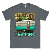 Charcoal Heather road tripping Classic Tee - texasbilliewilder