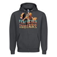 Smoke feathered indians Zipper Hoodie - texasbilliewilder