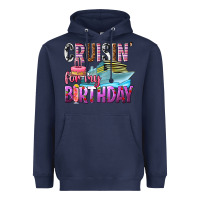 Navy Cruisin' for my birthday Heavyweight Hoodie - texasbilliewilder