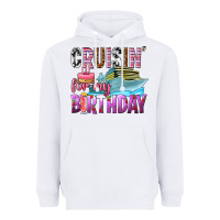 White Cruisin' for my birthday Heavyweight Hoodie - texasbilliewilder