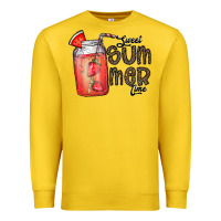 Lemon summer Premium Sweatshirt - CowhideDigitalArt