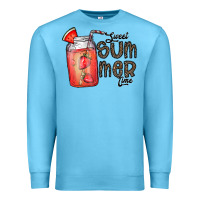 Ocean Blue summer Premium Sweatshirt - CowhideDigitalArt