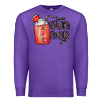 Purple summer Premium Sweatshirt - CowhideDigitalArt