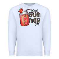 White summer Premium Sweatshirt - CowhideDigitalArt