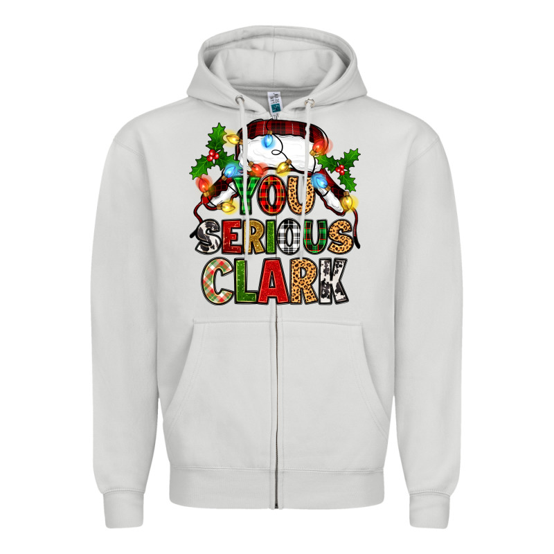 You Serious Clark Zipper Hoodie by Zillion Design Studio | Teevron