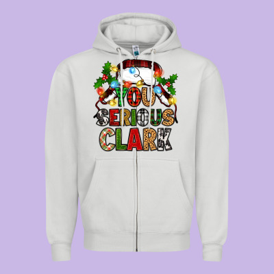 You Serious Clark Zipper Hoodie Designed By Zillion Design Studio