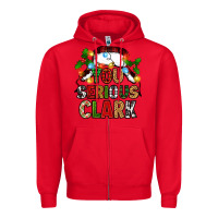 Red you serious clark Zipper Hoodie - Zillion Design Studio