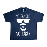 Navy no sandro no party Urban Heavy Tee - Bettercallsaul