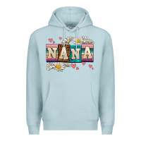 Blue Mist daisy nana Premium Hoodie - AdoDesignShop