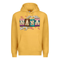 Mustard daisy nana Premium Hoodie - AdoDesignShop