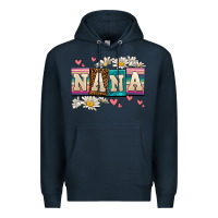 Navy daisy nana Premium Hoodie - AdoDesignShop