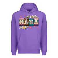 Purple daisy nana Premium Hoodie - AdoDesignShop