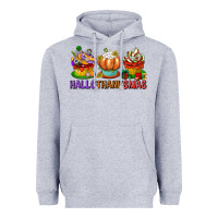 Heather Grey hallothanksmas cupcakes Heavyweight Hoodie - texasbilliewilder