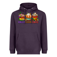 Plum hallothanksmas cupcakes Heavyweight Hoodie - texasbilliewilder