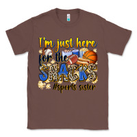 Chestnut im just here for the snacks sports sister Classic Tee - Zillion Design Studio