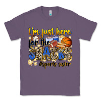 Lavender im just here for the snacks sports sister Classic Tee - Zillion Design Studio