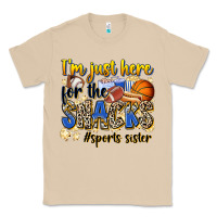 Mushroom im just here for the snacks sports sister Classic Tee - Zillion Design Studio