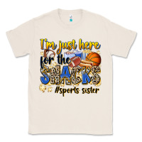 Natural im just here for the snacks sports sister Classic Tee - Zillion Design Studio