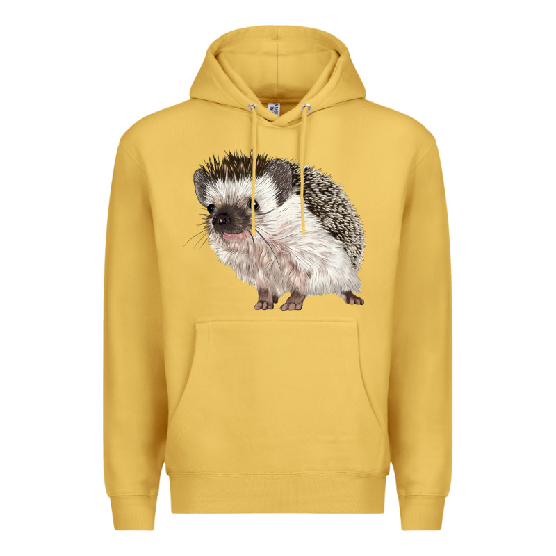 Hedgehog Illustrations Premium Hoodie by LillyAllenDesigns | Teevron