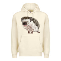 Sandshell Hedgehog Illustrations Premium Hoodie - LillyAllenDesigns