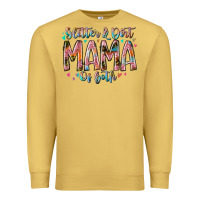 Antique Gold glitter and dirt mama of both Premium Sweatshirt - RacoonDesign