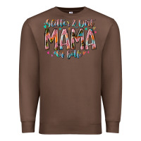 Chestnut glitter and dirt mama of both Premium Sweatshirt - RacoonDesign