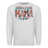 Dove Grey glitter and dirt mama of both Premium Sweatshirt - RacoonDesign