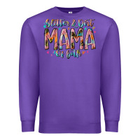 Purple glitter and dirt mama of both Premium Sweatshirt - RacoonDesign