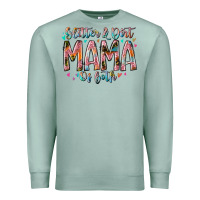 Seafoam glitter and dirt mama of both Premium Sweatshirt - RacoonDesign