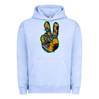 Pigment Grape Ice Aztec Sunflower Peace Sign Urban Hoodie - Jasminsmagicworld