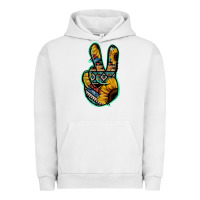 Pigment Lunar Rock Aztec Sunflower Peace Sign Urban Hoodie - Jasminsmagicworld