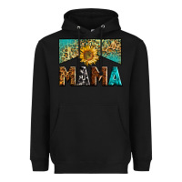 Black mama sunflower junkie Heavyweight Hoodie - Zillion Design Studio