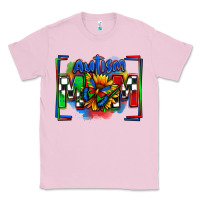 Autism Mom Checkered Flag Classic Tee | Teevron