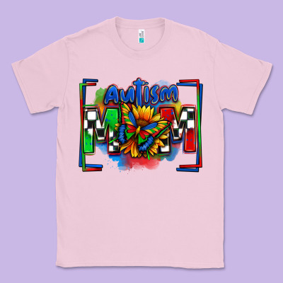 Autism Mom Checkered Flag Classic Tee Designed By Zillion Design Studio