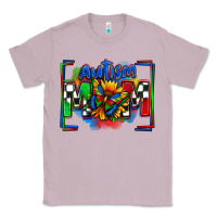 Lilac autism mom checkered flag Classic Tee - Zillion Design Studio
